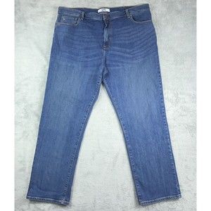 Tommy Hilfiger Baggy Jeans Men 42 Blue Relaxed Fit Stretch Y2K Measures 42x31